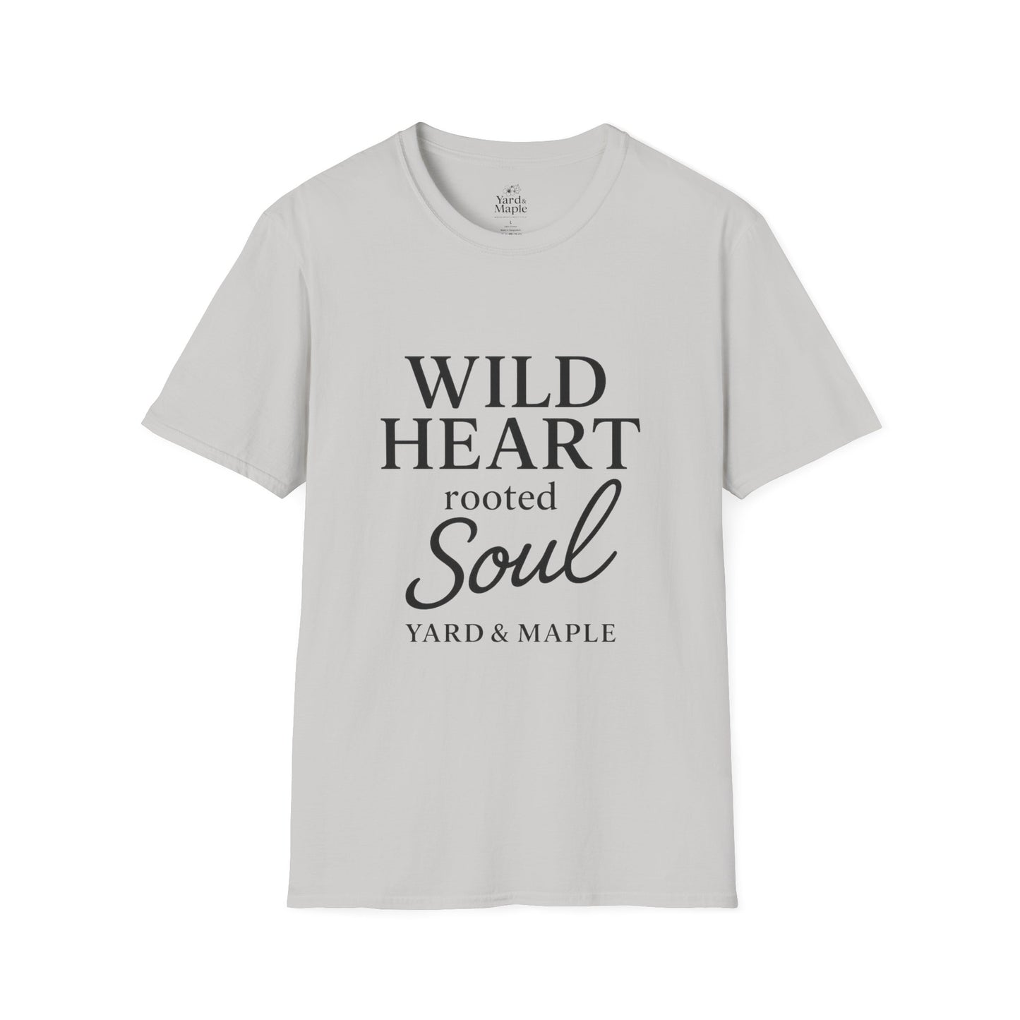 Wild Heart Unisex Softstyle T-Shirt | Inspirational Tee, Gift for Nature Lovers, Casual Wear, Birthday Gift, Boho Style