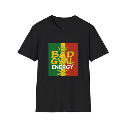 Rasta Vibes T-Shirt | Bad Gyal Energy | Unisex Graphic Tee, Casual Wear, Festival Apparel, Gift for Him/Her, Summer Style