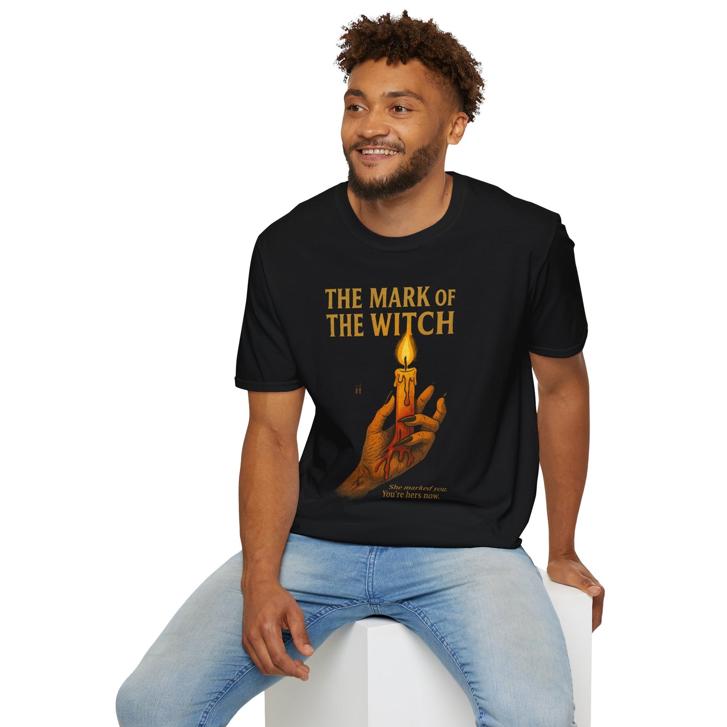 Witchy T-Shirt for Fans of Spooky Aesthetics, Perfect for Halloween, Casual Wear, Gifts for Witches, Unisex Style