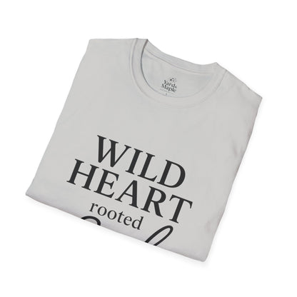 Wild Heart Unisex Softstyle T-Shirt | Inspirational Tee, Gift for Nature Lovers, Casual Wear, Birthday Gift, Boho Style