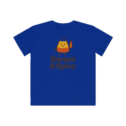 Sweet & Spicy Kids Tee - Fun Halloween T-Shirt, Cute Gift for Kids, Fall Apparel, Seasonal Wear, Trick or Treat Top