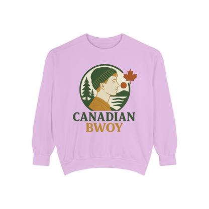Canadian Bwoy Sweatshirt, Unisex Cozy Apparel, Gift for Canada Day, Casual Streetwear, Nature Lover Sweatshirt, Fall Fashion