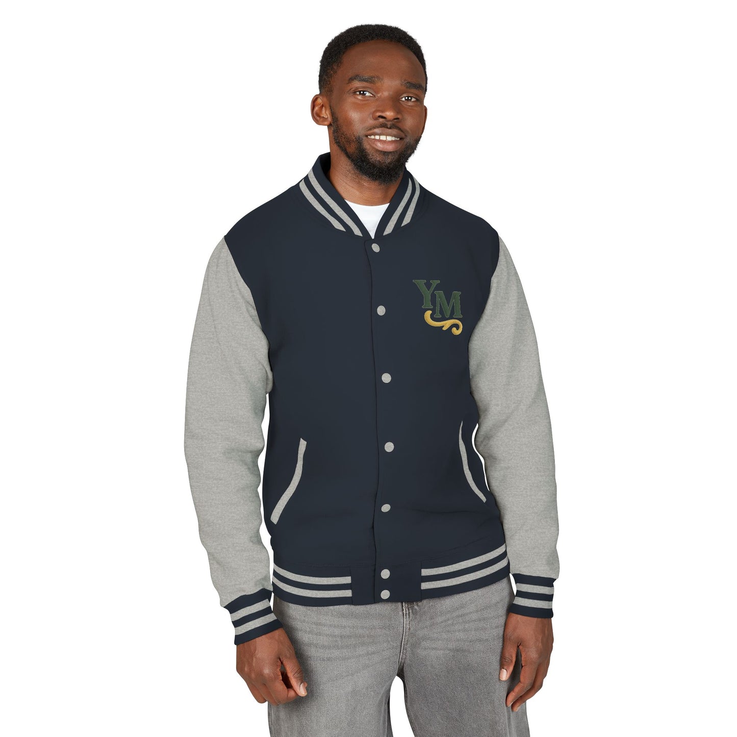 Unisex Heavyweight Letterman Jacket with Oak Leaf Design, Stylish Sports Jacket, Gift for College Students, Casual Attire, Fall [...]