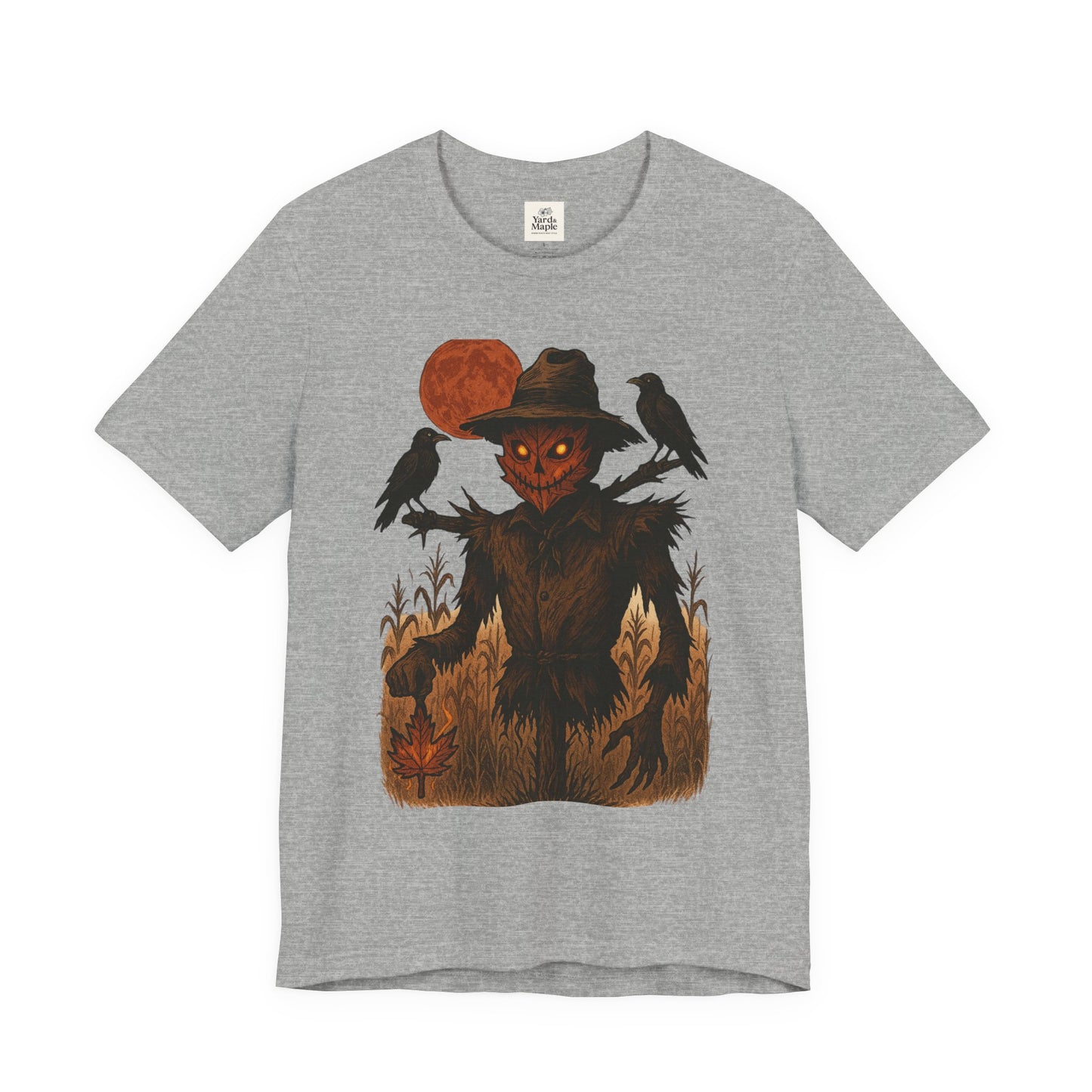 Spooky Scarecrow Graphic Tee | Unisex Halloween Shirt, Fall Fashion, Halloween Costume Tee, Scary Tee, Gift for Horror Lovers