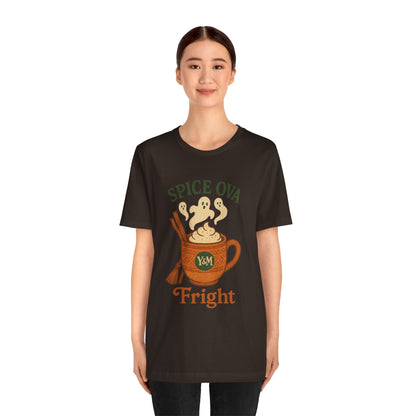 Spice Ova Fright Unisex Short Sleeve Tee | Cozy Halloween T-Shirt, Fall Celebration, Pumpkin Spice Vibes, Gift for Pumpkin Lovers, Fun [...]