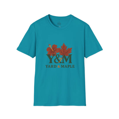 Yard & Maple Floral Unisex T-Shirt, Casual Tee, Nature Lover Gift, Spring Fashion, Graphic Shirt, Eco-Friendly Apparel