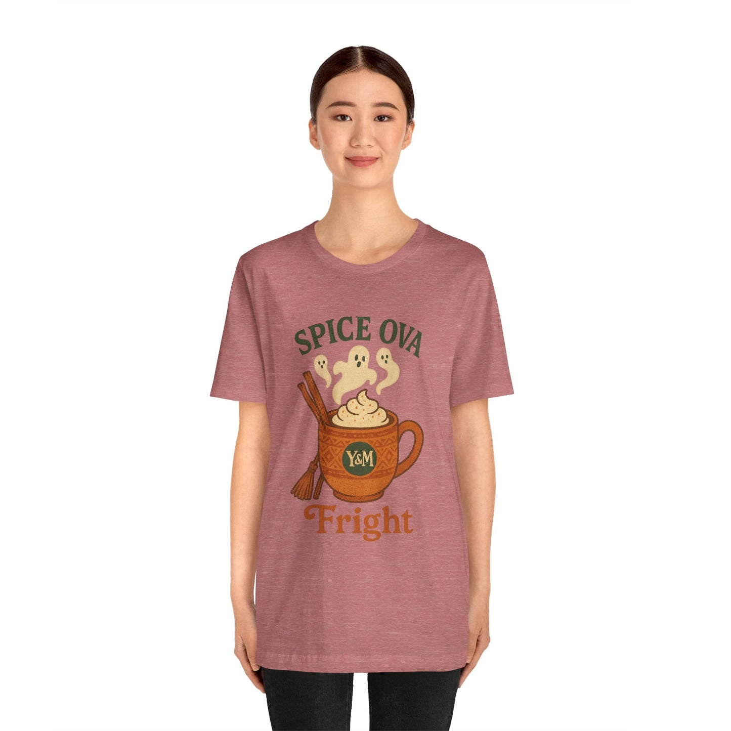 Spice Ova Fright Unisex Short Sleeve Tee | Cozy Halloween T-Shirt, Fall Celebration, Pumpkin Spice Vibes, Gift for Pumpkin Lovers, Fun [...]