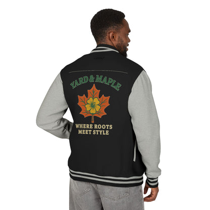 Unisex Heavyweight Letterman Jacket with Oak Leaf Design, Stylish Sports Jacket, Gift for College Students, Casual Attire, Fall [...]