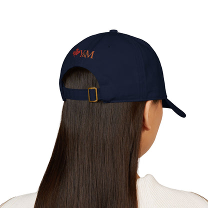 Organic Embroidered Baseball Cap - Canada Inspired, Stylish Sun Protection, Gifts for Nature Lovers, Outdoor Adventures, Everyday Wear