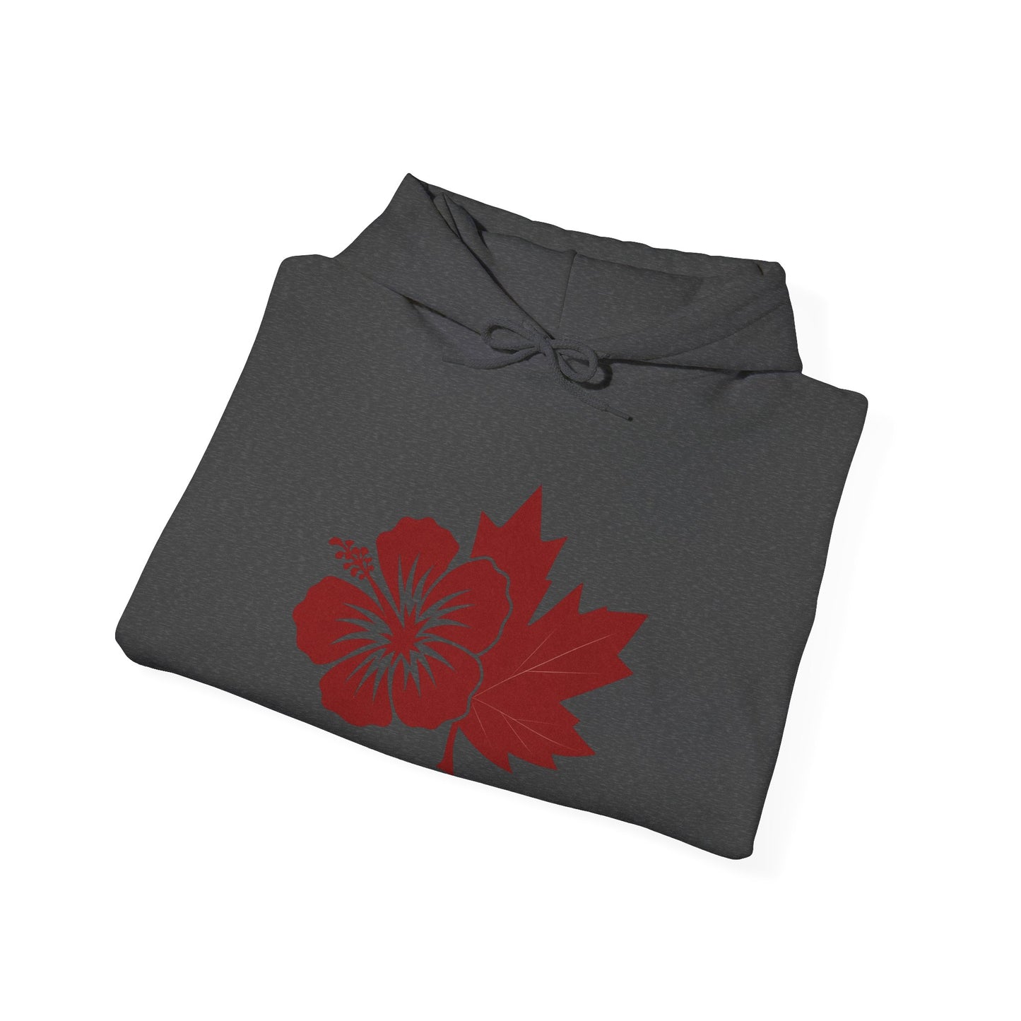 Maple & Hibiscus Hoodie — Yard & Maple Logo Cozy Pullover