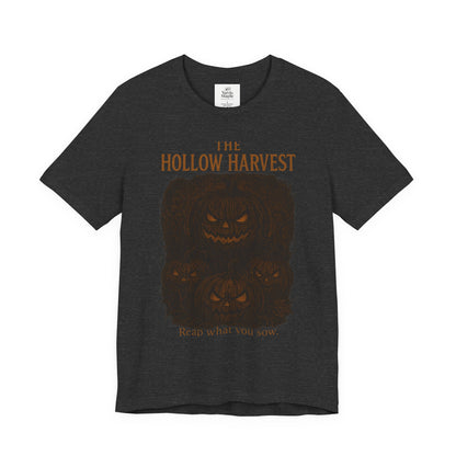 Halloween Themed Unisex Jersey Tee, Spooky Pumpkin Shirt, Fall Fashion Tee, Harvest Festival Shirt, Halloween Gift Idea