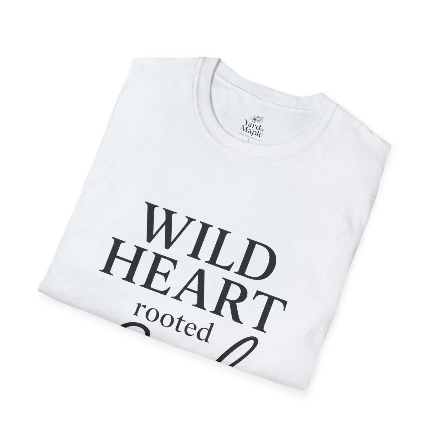 Wild Heart Unisex Softstyle T-Shirt | Inspirational Tee, Gift for Nature Lovers, Casual Wear, Birthday Gift, Boho Style