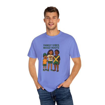 Family Vibes T-Shirt, Unisex Clothing, Mixed Roots Shirt, Family Reunion Outfit, Cultural Celebration Apparel, Summer Casual Wear