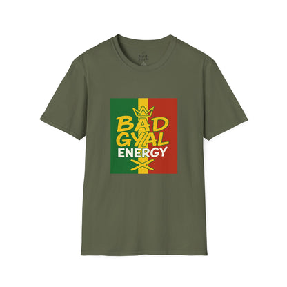Rasta Vibes T-Shirt | Bad Gyal Energy | Unisex Graphic Tee, Casual Wear, Festival Apparel, Gift for Him/Her, Summer Style