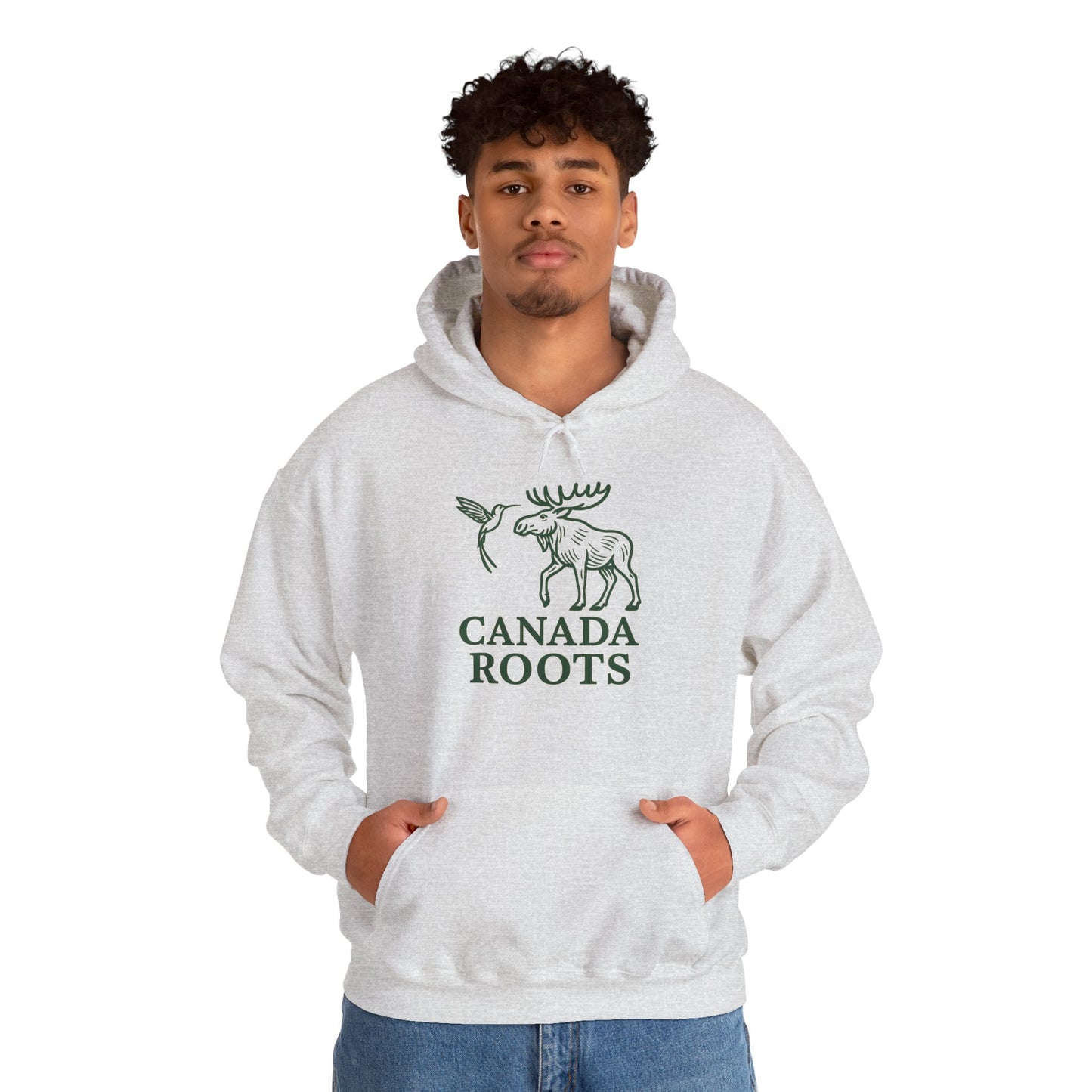 Canada Roots Moose Hoodie – Vintage Canadian Nature Pullover