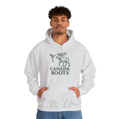 Canada Roots Moose Hoodie – Vintage Canadian Nature Pullover