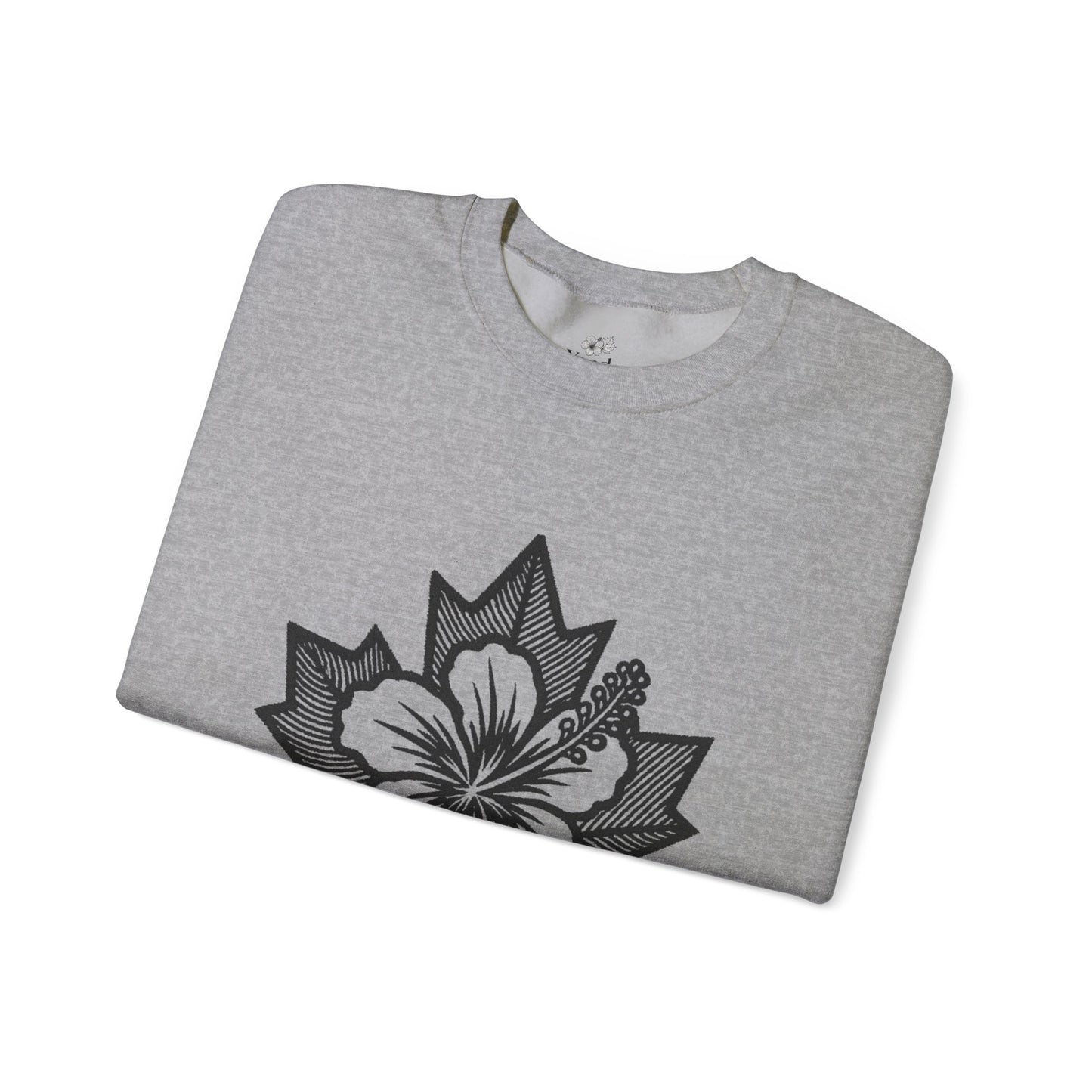 Hibiscus Maple Crewneck Sweatshirt