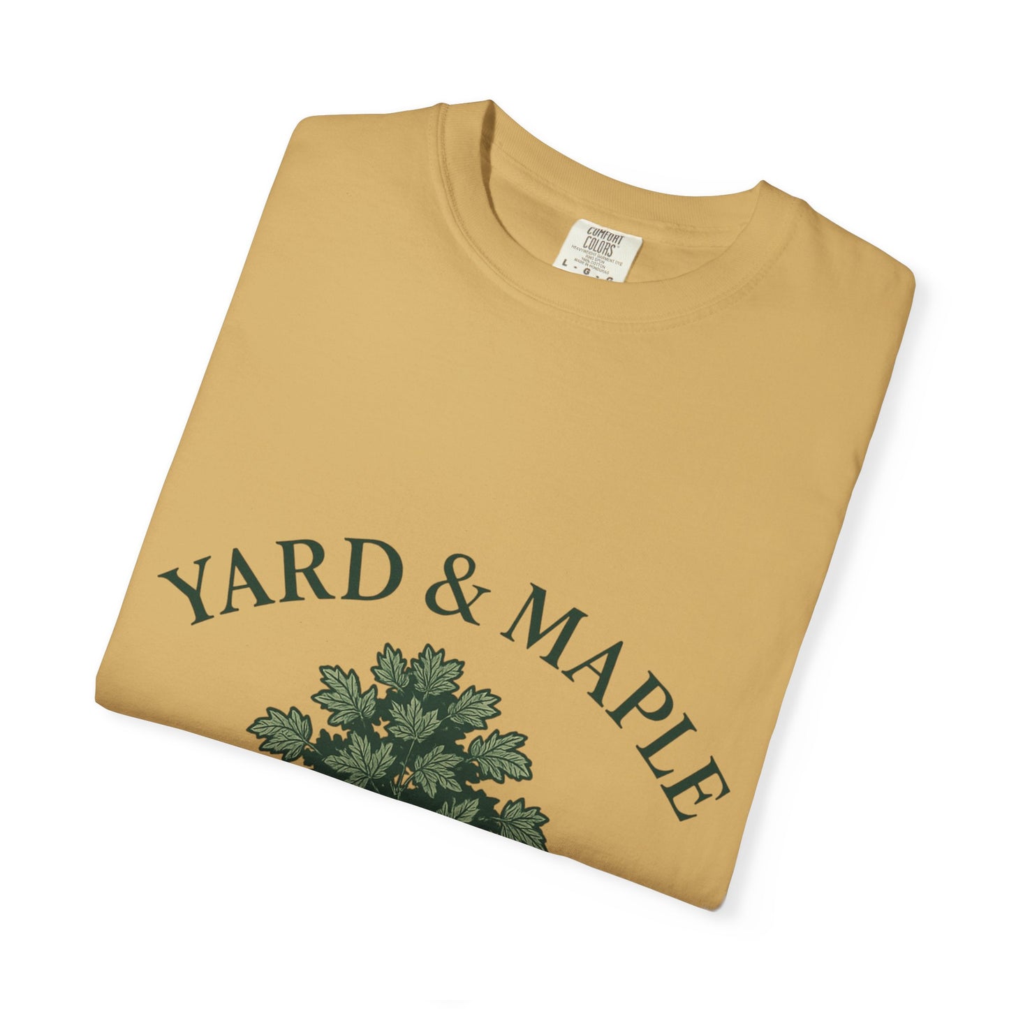 Yard & Maple Garment-Dyed T-Shirt for Nature Lovers, Comfortable Unisex Tee, Perfect for Casual Outings, Gifts for Tree Enthusiasts, [...]