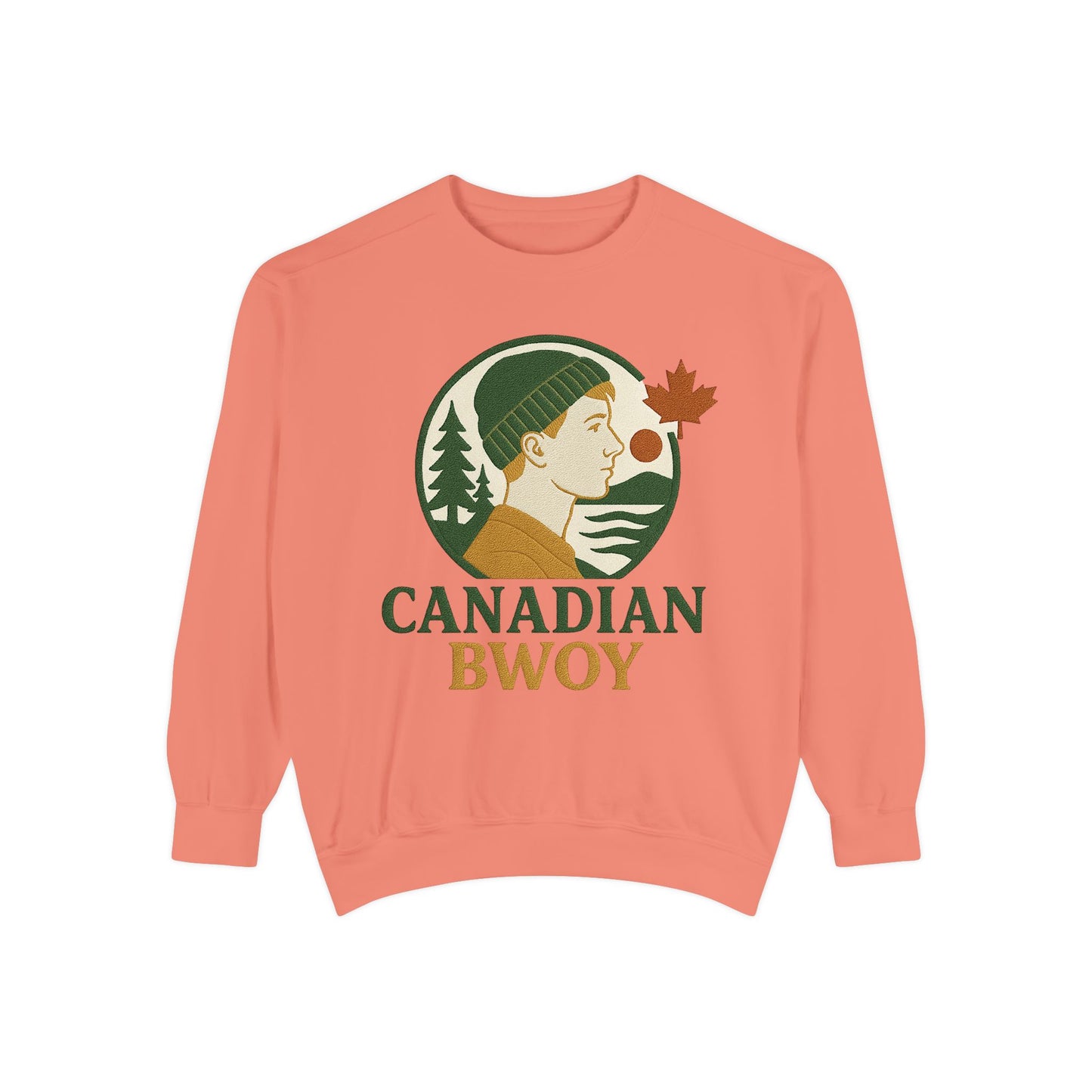Canadian Bwoy Sweatshirt, Unisex Cozy Apparel, Gift for Canada Day, Casual Streetwear, Nature Lover Sweatshirt, Fall Fashion