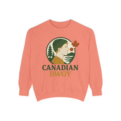 Canadian Bwoy Sweatshirt, Unisex Cozy Apparel, Gift for Canada Day, Casual Streetwear, Nature Lover Sweatshirt, Fall Fashion