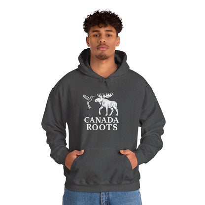 Canada Roots Moose Hoodie — Canadian Nature & Pride Pullover