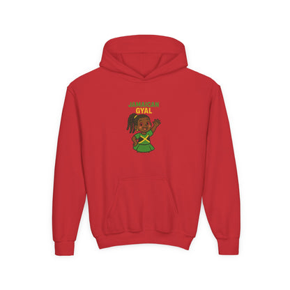 Jamaican Gyal Youth Hoodie, Comfortable Sweatshirt for Kids, Perfect Gift for Birthdays, Holidays, Dance Events, and Celebrations