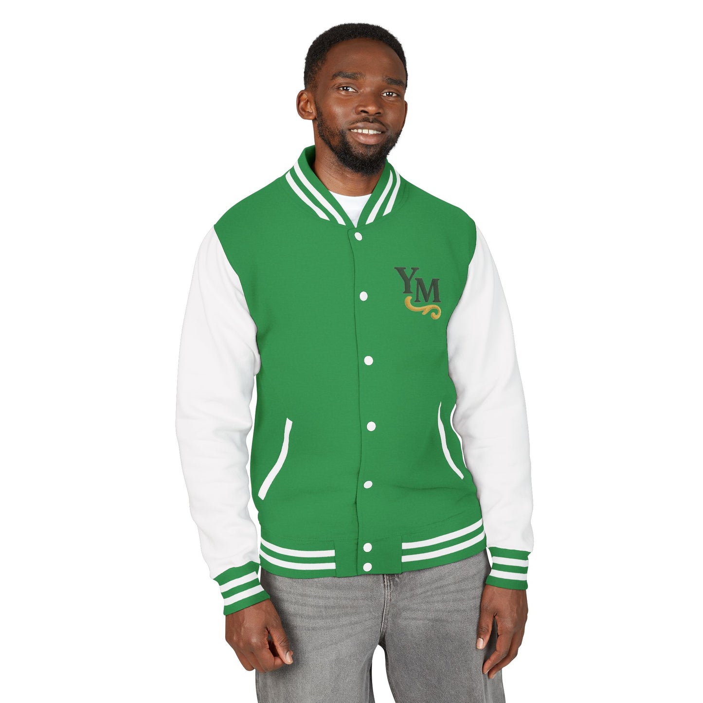Unisex Heavyweight Letterman Jacket with Oak Leaf Design, Stylish Sports Jacket, Gift for College Students, Casual Attire, Fall [...]