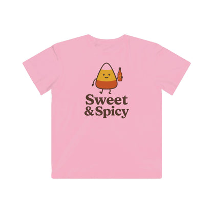 Sweet & Spicy Kids Tee - Fun Halloween T-Shirt, Cute Gift for Kids, Fall Apparel, Seasonal Wear, Trick or Treat Top