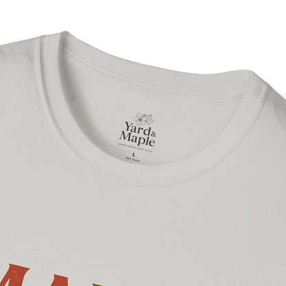 Maple Leaves & Patois Please Unisex T-Shirt, Casual Tee, Gift for Nature Lovers, Summer Wear, Eco-Friendly Fashion