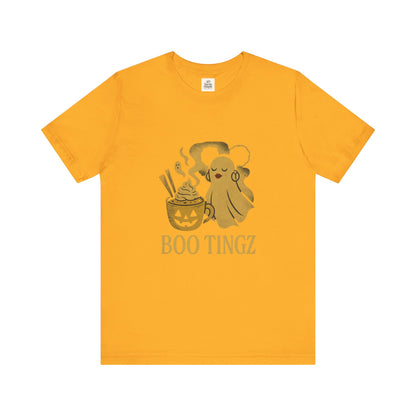 Spooky Ghost 'Boo Tingz' Tee for Halloween Fun