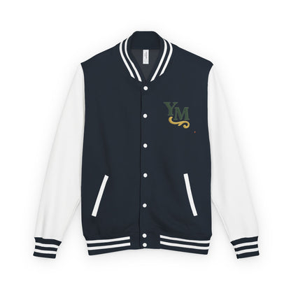 Unisex Heavyweight Letterman Jacket with Oak Leaf Design, Stylish Sports Jacket, Gift for College Students, Casual Attire, Fall [...]