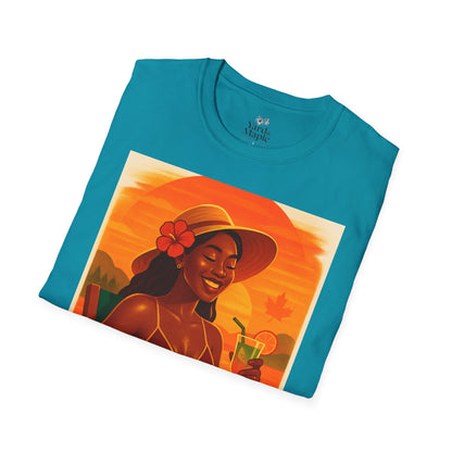 Tropical Vibes T-Shirt, Summer Graphic Tee, Vacation Outfit, Beachwear, Casual Wear, Gift for Her