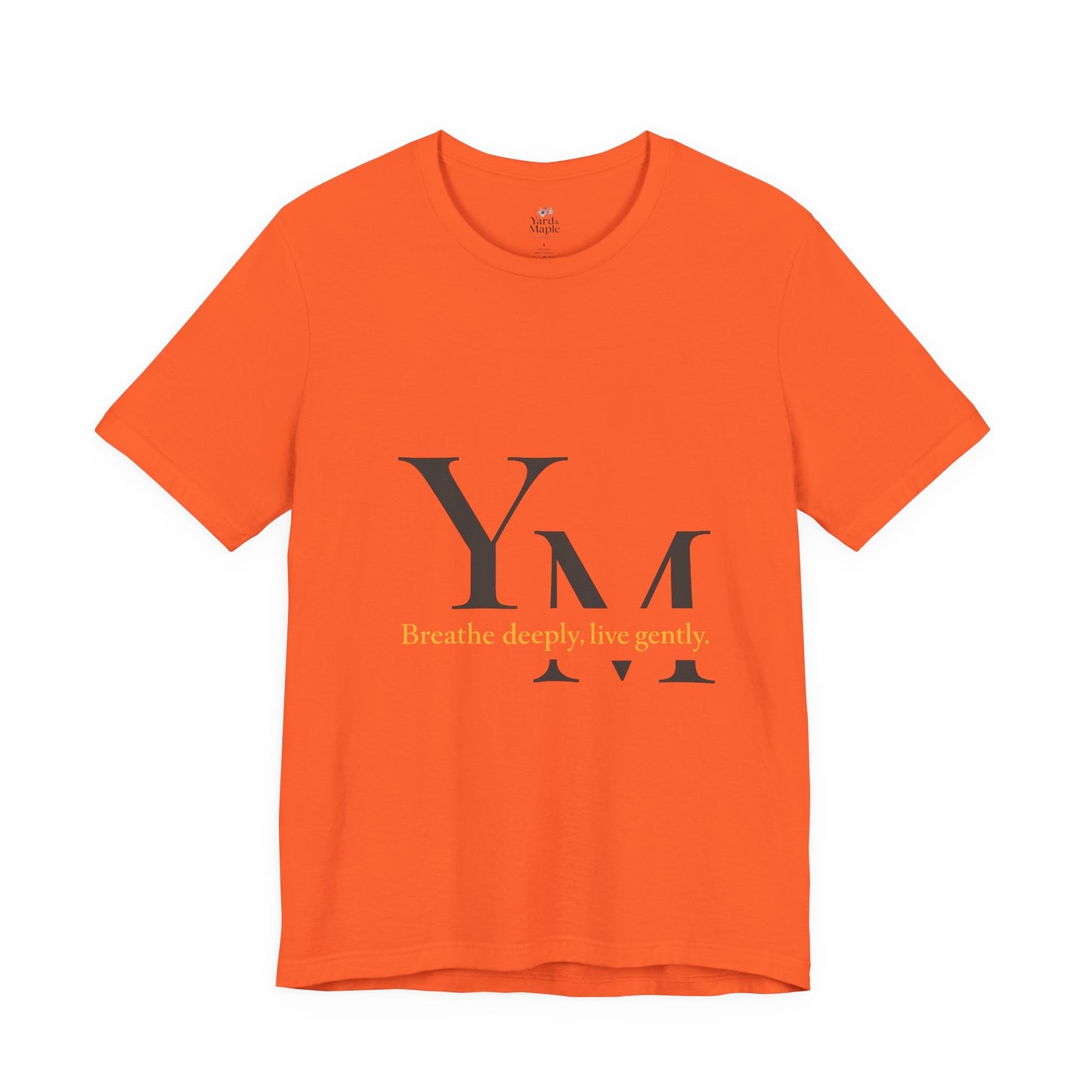 Unisex Inspirational Quote Tee - Breathe Deeply, Relaxed Fit Shirt for Mindfulness, Yoga, Gifts for Her & Him, Casual Wear, Everyday Comfort