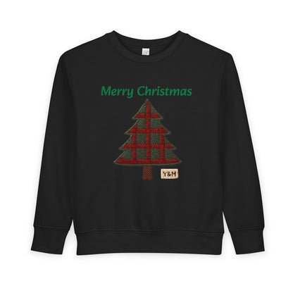 Merry Christmas Toddler Sweatshirt, Cute Kids Holiday Gear, Christmas Gift for Toddlers, Festive Childrens Apparel, Seasonal Sweater