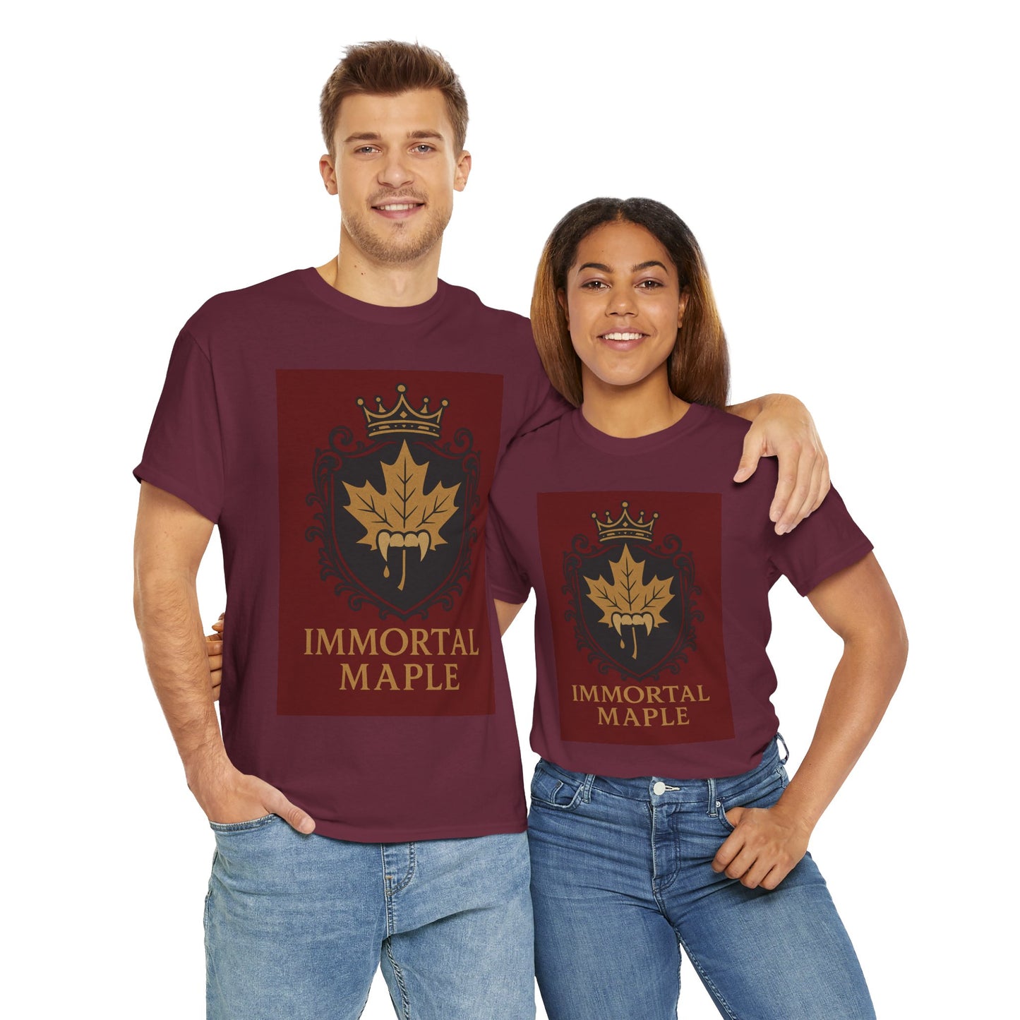 Immortal Maple Unisex Heavy Cotton Tee - Unique Graphic T-Shirt Gift for Nature Lovers, Casual Wear, Unisex Apparel, Fall Fashion, [...]