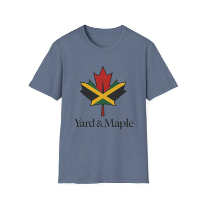 Yard & Maple Unisex Softstyle T-Shirt, Casual Summer Tee, Jamaican Theme Shirt, Cool Graphic Top, Gift for Nature Lovers