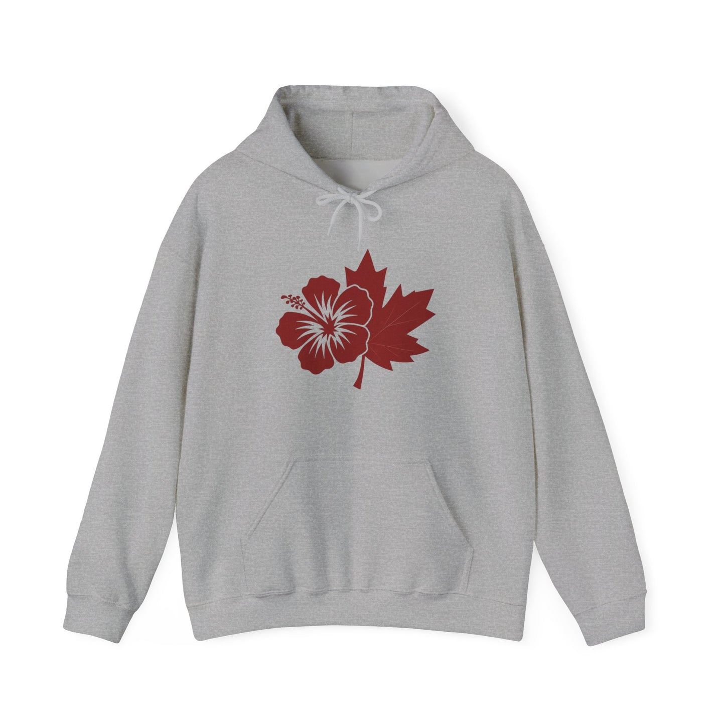 Maple & Hibiscus Hoodie — Yard & Maple Logo Cozy Pullover