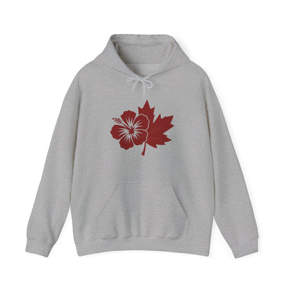 Maple & Hibiscus Hoodie — Yard & Maple Logo Cozy Pullover