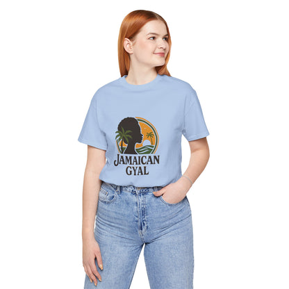 Jamaican Gyal Tee, Caribbean Vibe T-Shirt, Unisex Summer Shirt, Gift for Her, Tropical Style Apparel