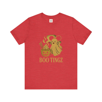 Spooky Ghost 'Boo Tingz' Tee for Halloween Fun
