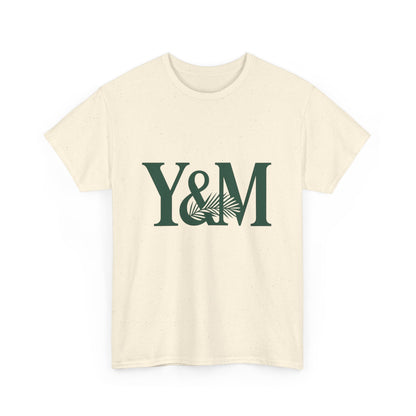 Unisex Heavy Cotton Tee with Y&M Design - Trendy Casual Wear, Gift for Friends, Comfortable Streetwear, Perfect for Any Occasion, [...]