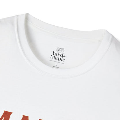 Maple Leaves & Patois Please Unisex T-Shirt, Casual Tee, Gift for Nature Lovers, Summer Wear, Eco-Friendly Fashion