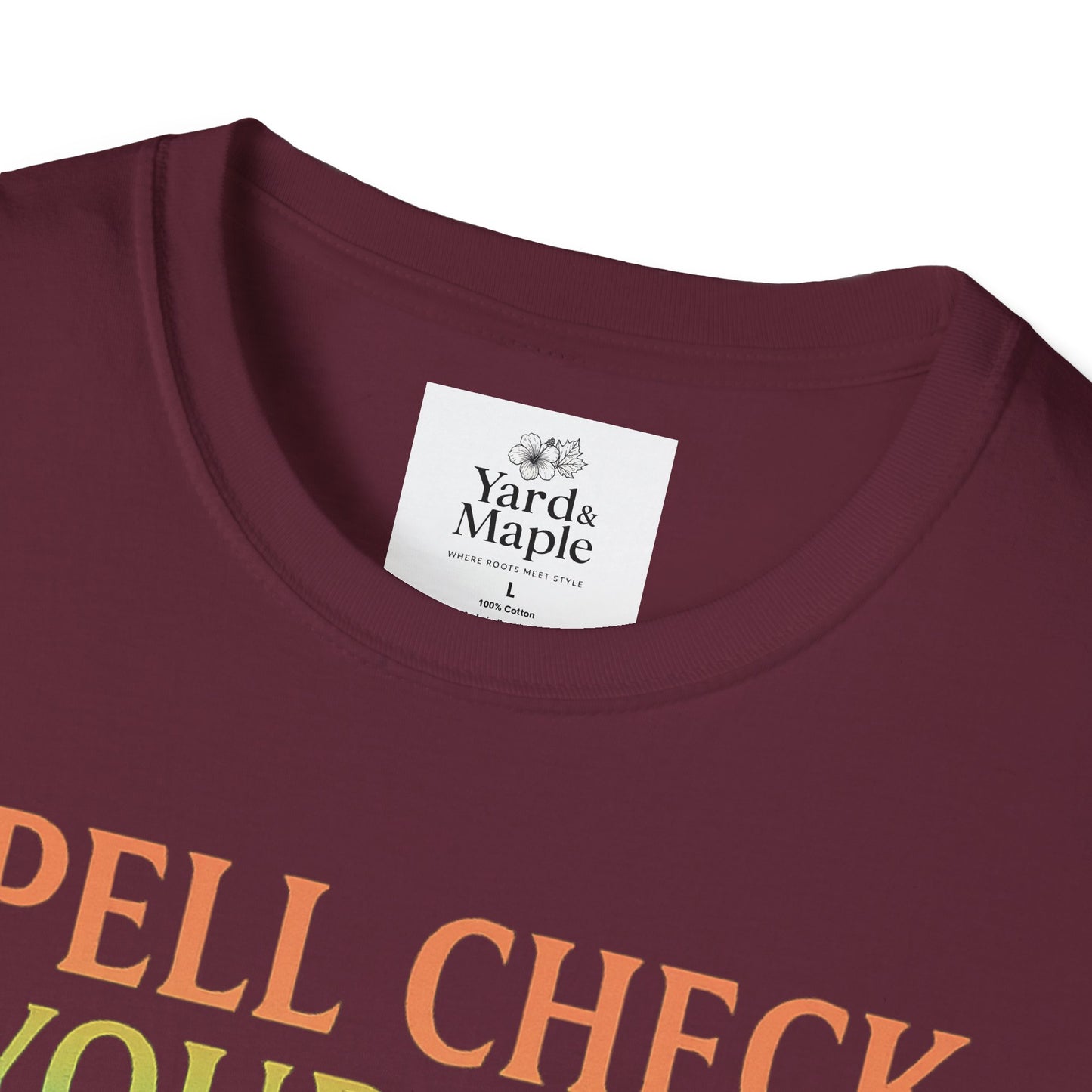 Spell Check Yourself Graphic Tee, Unisex Witch T-Shirt, Halloween Humor Top, Casual Witchy Apparel, Perfect for Spell Lovers