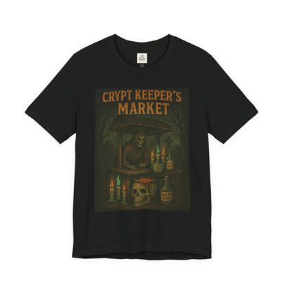 Crypt Keeper's Market Tee, Unisex Halloween Shirt, Spooky Graphic T-Shirt, Perfect for Horror Fans, Alternative Summer Clothing, [...]