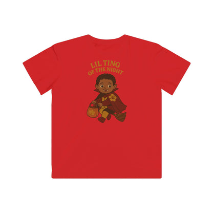 Kids Halloween Tee, Lil Ting of the Night Shirt, Spooky Costume, Autumn Apparel, Trick or Treat Shirt, Fun Kids Clothing