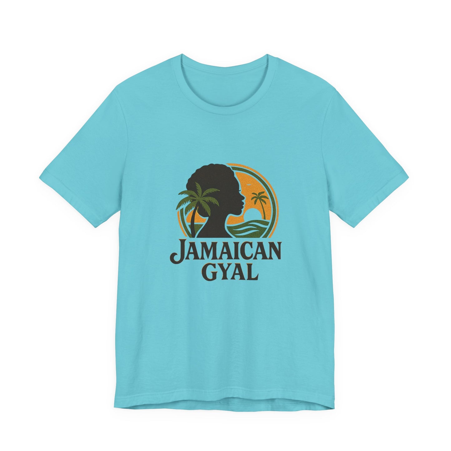 Jamaican Gyal Tee, Caribbean Vibe T-Shirt, Unisex Summer Shirt, Gift for Her, Tropical Style Apparel