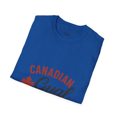 Canada Pride T-Shirt, Canadian Gyal Graphic Tee, Unisex T-Shirt for Her, Canada Day Gift, Maple Leaf Apparel