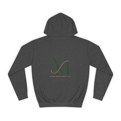 Cozy Unisex College Hoodie - Yard & Maple, Casual Wear, Student Gift, Outdoor Activity Sweater, Fall Fashion