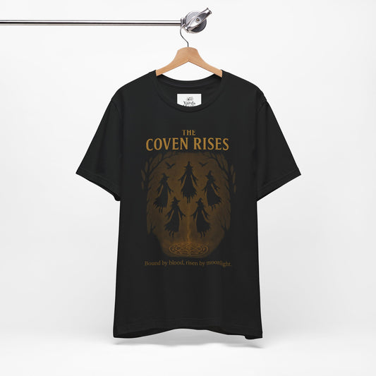 Witchy Coven Rising Tee, Unisex T-Shirt, Halloween Apparel, Gift for Witches, Spooky Season Gift, Witchy Fashion