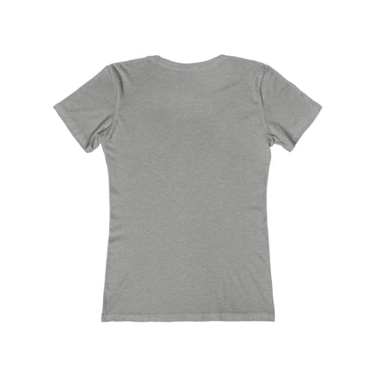 Stylish Women's Boyfriend Tee with Floral Line Art, Casual Tee, Gift for Her, Everyday Wear, Art-Inspired Apparel